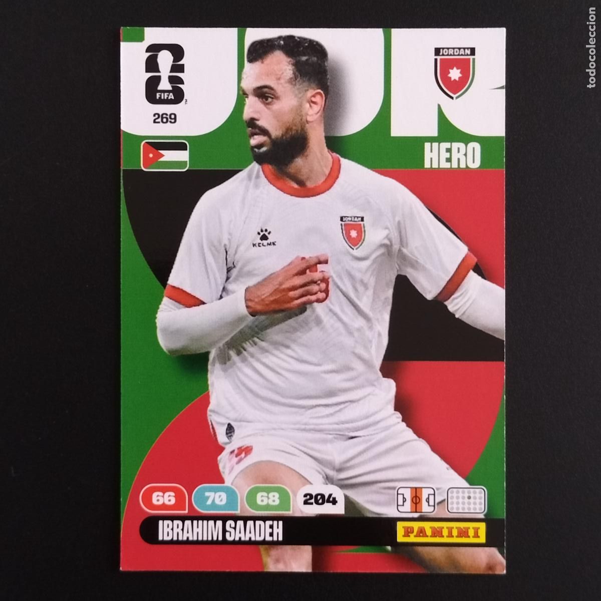 Cromos de Futebol: 269 IBRAHIM SAADEH JORDANIA CROMOS ADRENALYN XL MUNDIAL 26 2026 FIFA WORLD CUP PANINI