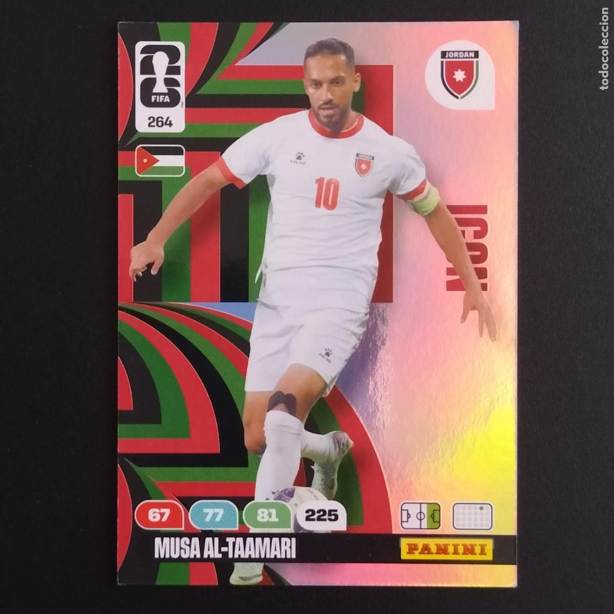 Cartes &agrave; collectionner de Football: 264 MUSA AL-TAAMARI ICON JORDANIA CROMOS ADRENALYN XL MUNDIAL 26 2026 FIFA WORLD CUP PANINI