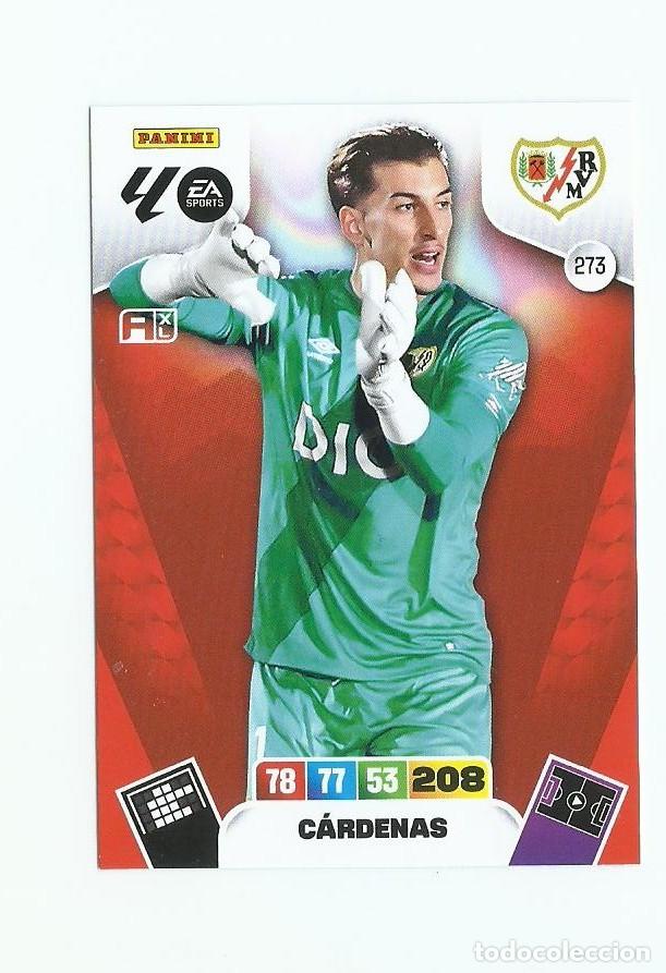 Cromos de F&uacute;tbol: ADRENALYN 2025/2026 273 CARDENAS RAYO NUEVO PERFECTO