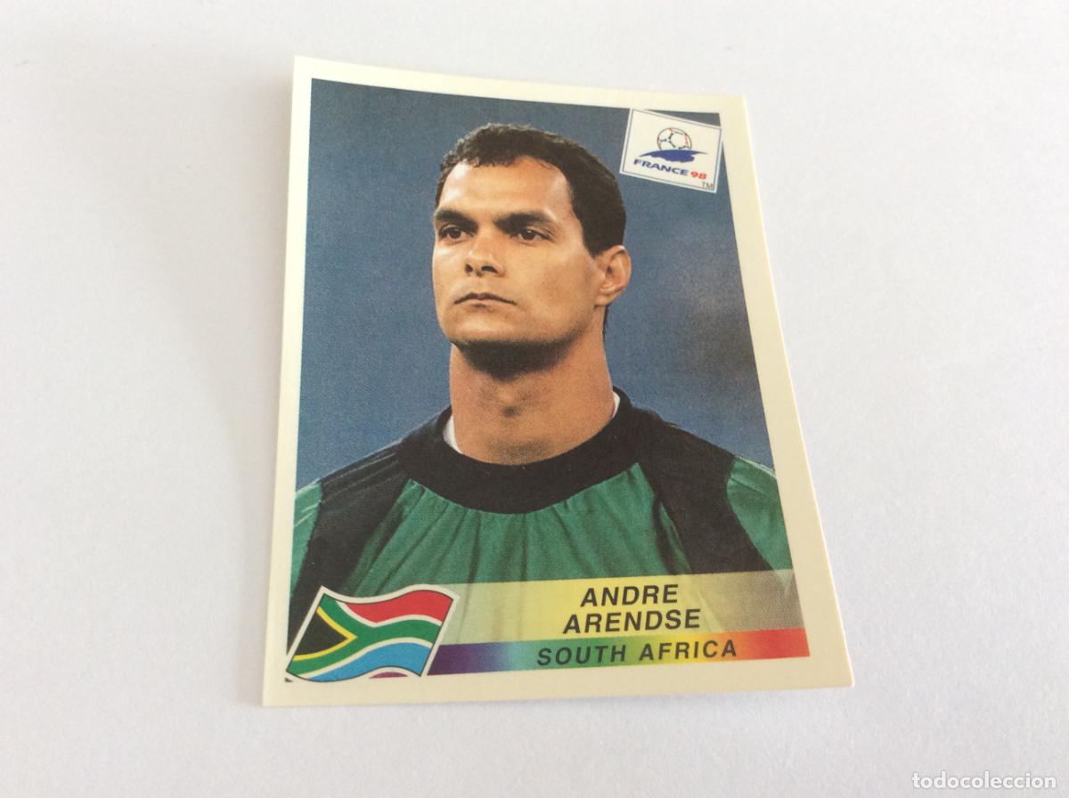 Cromos de F&uacute;tbol: 191 Andre Arendse Sud&aacute;frica CROMO STICKER Francia 1998 PANINI