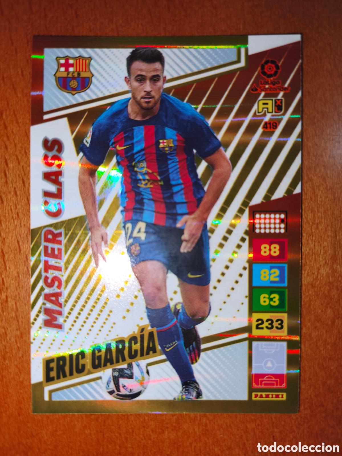 Cromos de F&uacute;tbol: Eric Garc&iacute;a n&deg;419 MASTER CLASS Adrenalyn XL 22/23 Barcelona