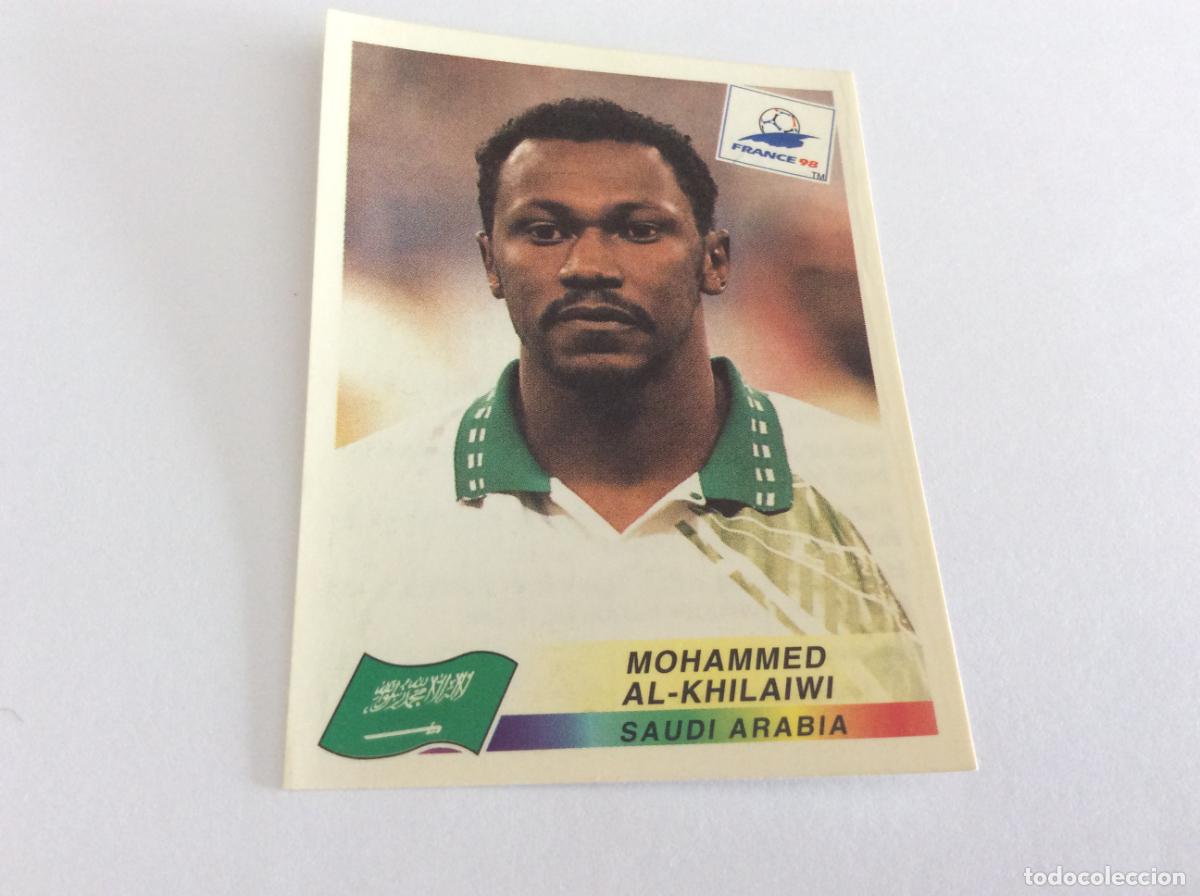 Cromos de F&uacute;tbol: 195 Mohammed Al-Khilaiwi CROMO STICKER Francia 1998 PANINI