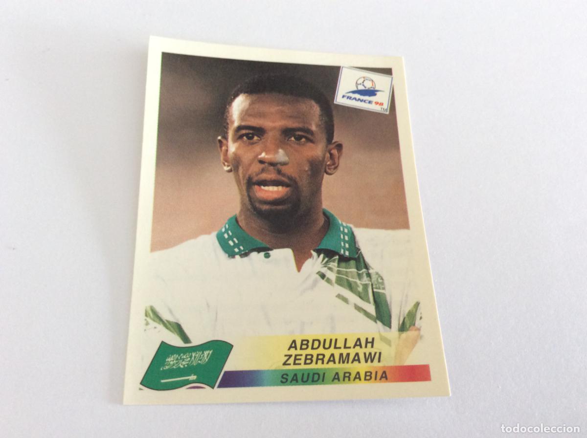 Cromos de F&uacute;tbol: 197 Abdullah Zebramawi CROMO STICKER Francia 1998 PANINI
