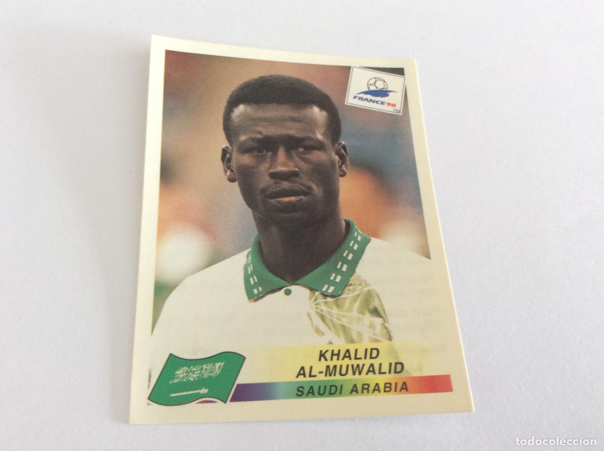 Cromos de F&uacute;tbol: 200 Khalid Al-Muwalid Arabia Saud&iacute; CROMO STICKER Francia 1998 PANINI