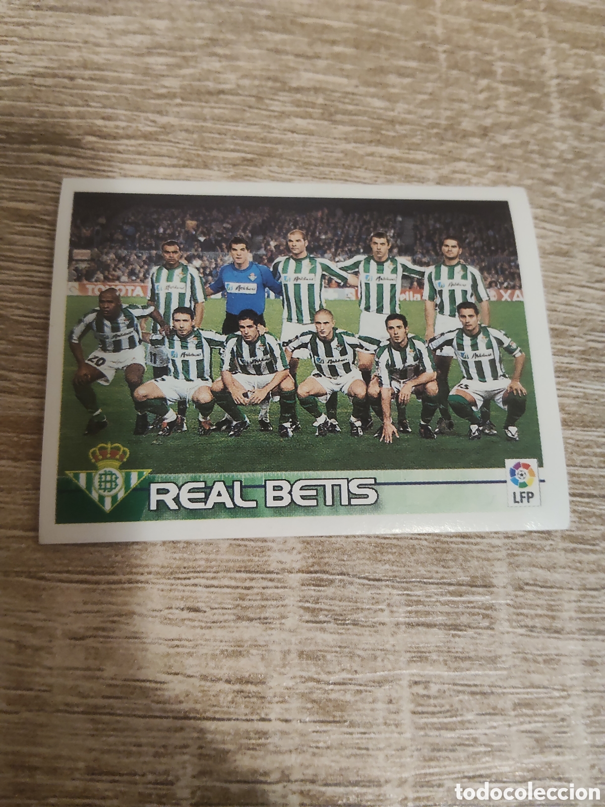 Football Stickers: Panini superliga de estrellas 2003 2004 03 04 126 alineaci&oacute;n Real Betis