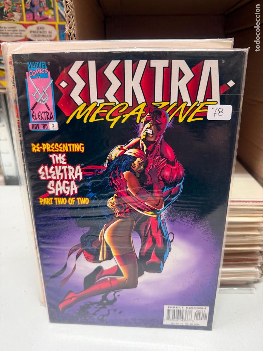 Cromos de F&uacute;tbol: ELEKTRA MAGAZINE MARVEL COMIC NUMERO 2