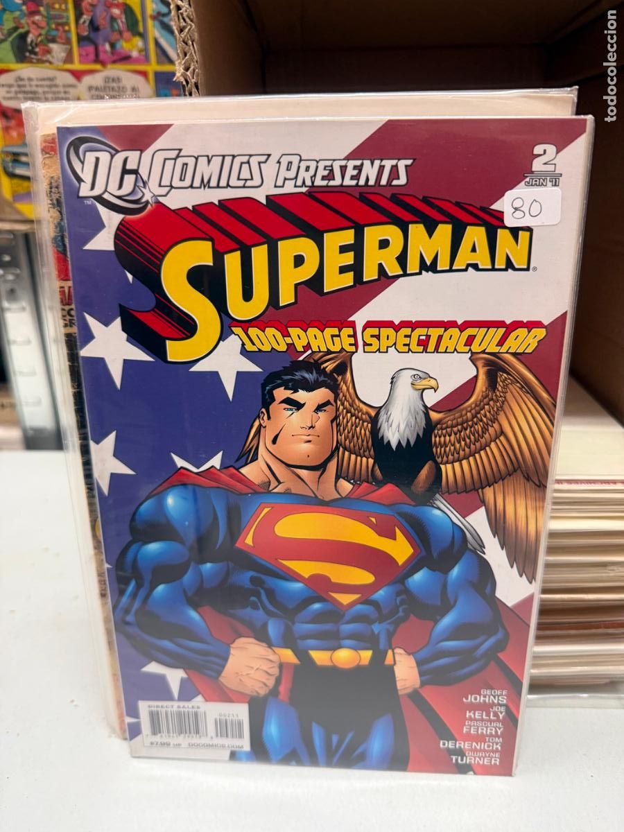 Cromos de F&uacute;tbol: SUPERMAN DC COMICS PRESENTS MARVEL COMIC NUMERO 2
