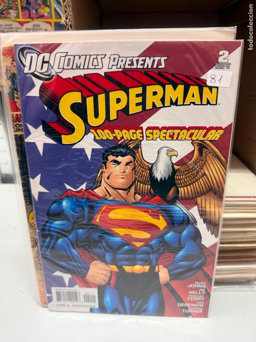 Cromos de F&uacute;tbol: SUPERMAN DC COMICS PRESENTS MARVEL COMIC NUMERO 2
