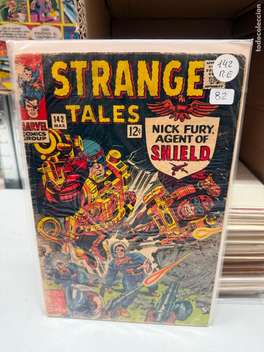Cromos de F&uacute;tbol: STRANGE TALES MARVEL COMIC NUMERO 142
