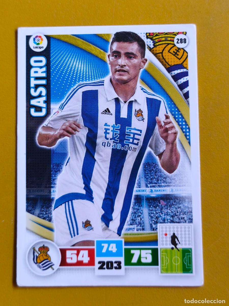 Cromos de f&uacute;tbol: castro, adrenalyn 2015 16 - Foto 1