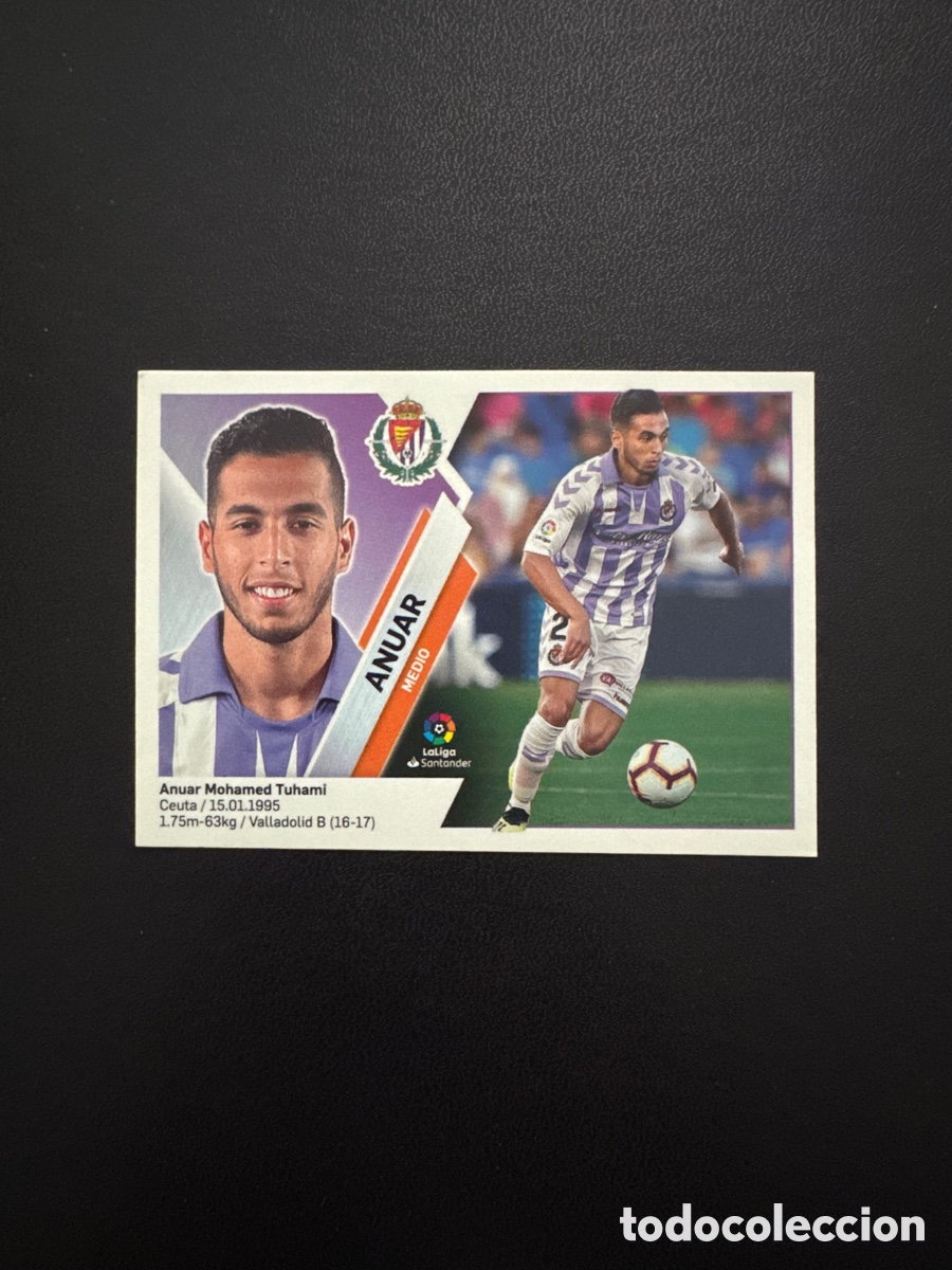 Figurine di Calcio: ANUAR VALLADOLID N&Uacute;MERO 9 LIGA ESTE 2019 2020