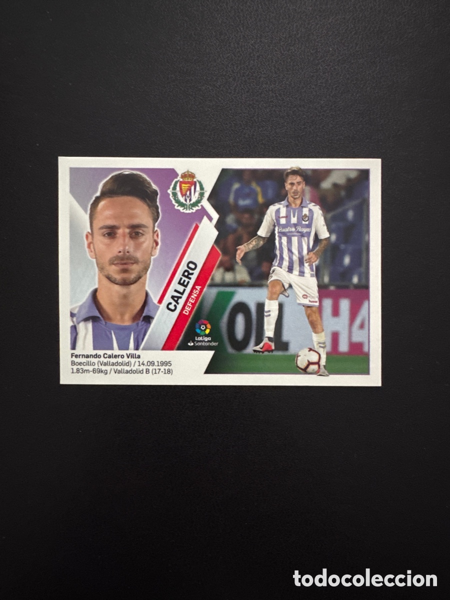 Cromos de Futebol: CALERO VALLADOLID N&Uacute;MERO 6 LIGA ESTE 2019 2020