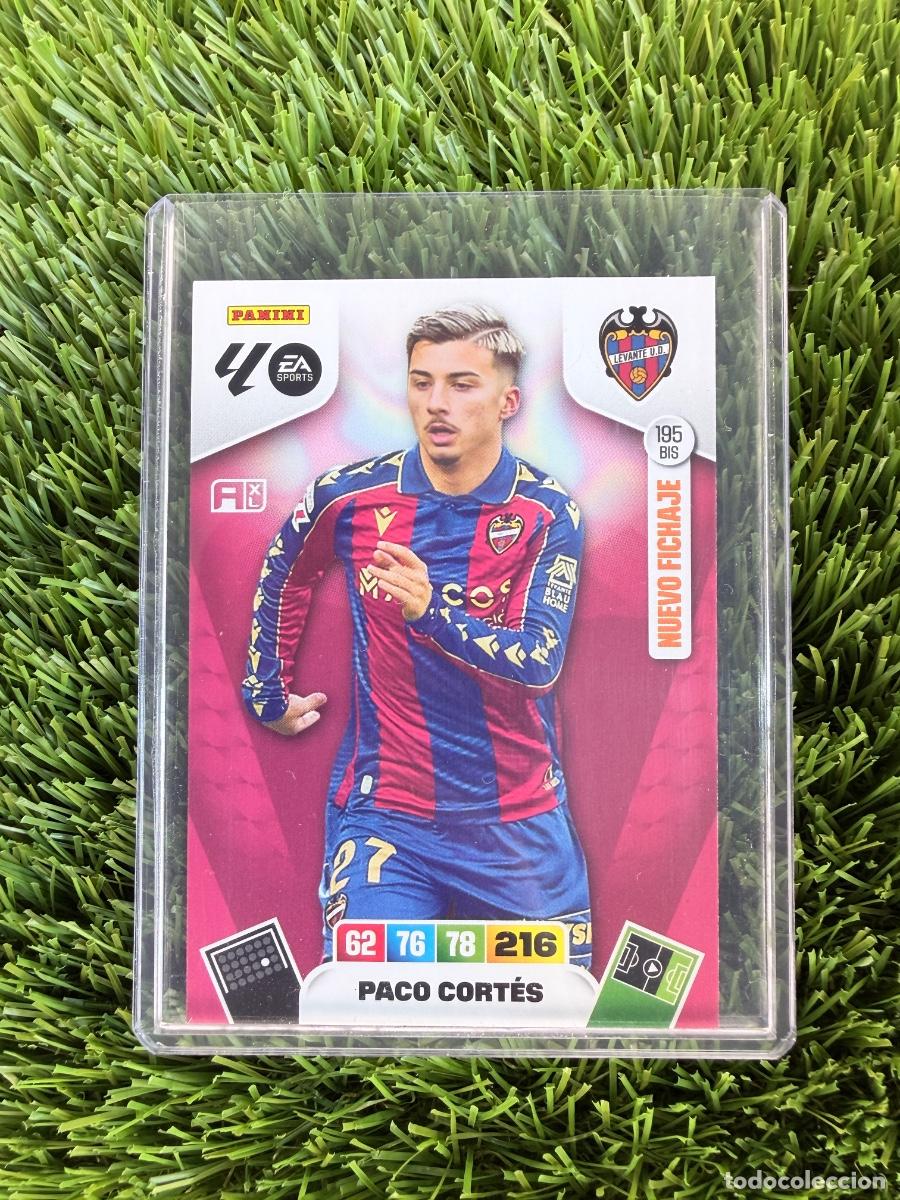 Cromos de F&uacute;tbol: N&ordm; 195BIS Paco Cort&eacute;s Nuevo Fichaje Levante UD Adrenalyn XL 25 26