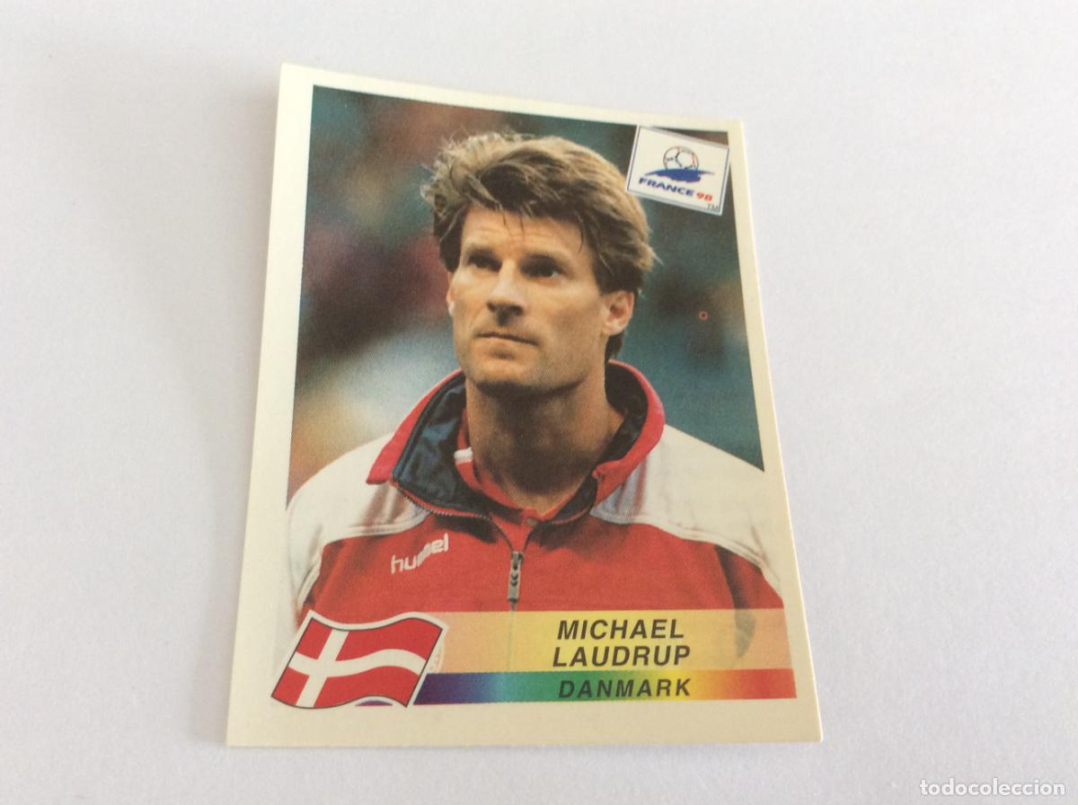 Cromos de F&uacute;tbol: 224 Michael Laudrup Dinamarca CROMO STICKER Francia 1998 PANINI