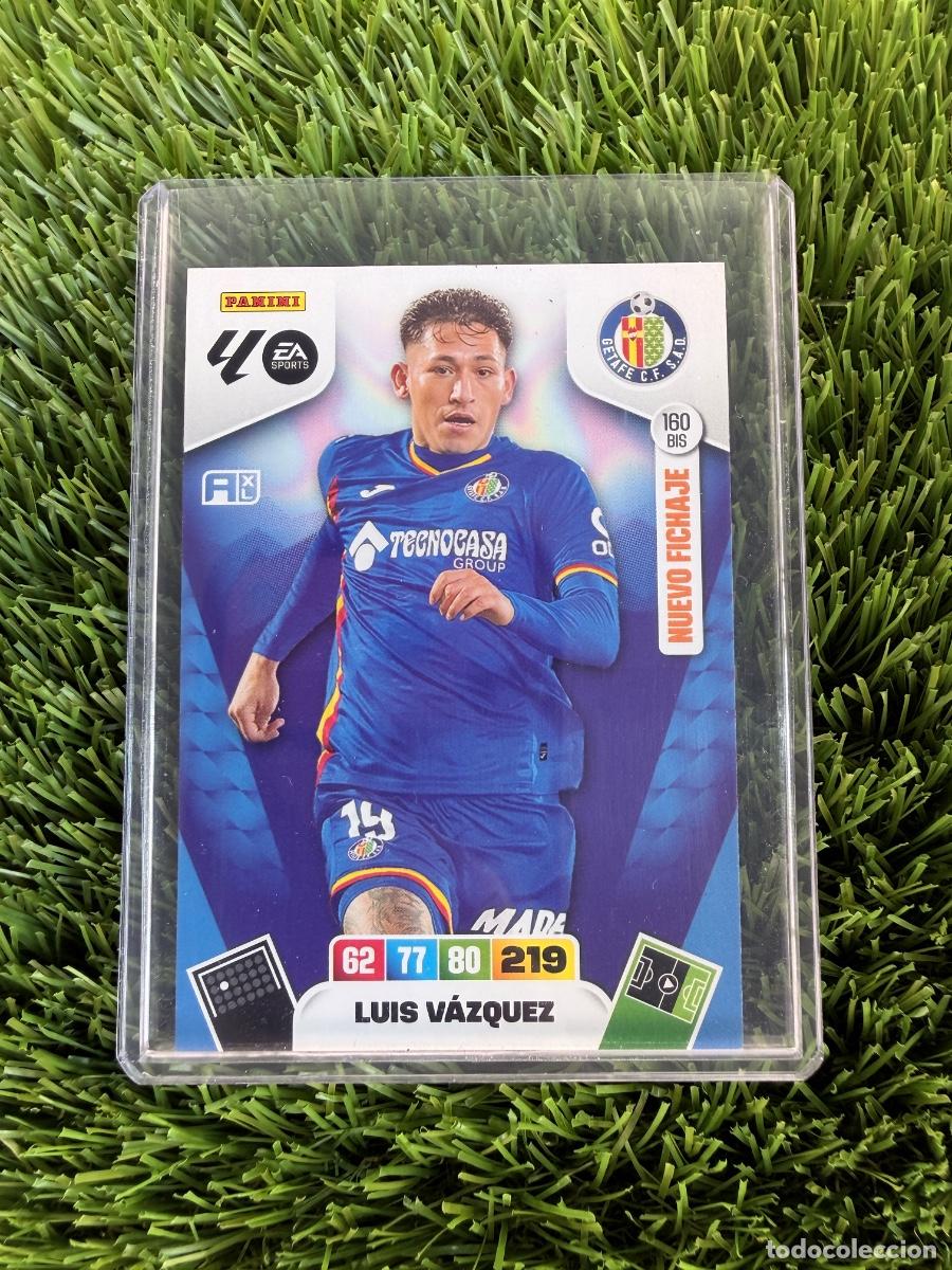 Cromos de F&uacute;tbol: N&ordm; 160BIS Luis V&aacute;zquez Nuevo Fichaje Getafe CF Adrenalyn XL 25 26