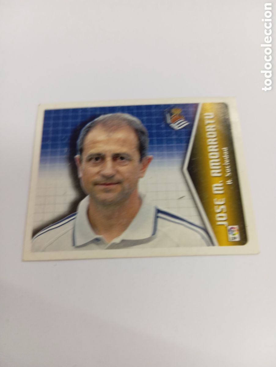 Cromos de Futebol: ENTRENADOR Real Sociedad LIGA ESTE 2005 2006 PANINI 05 06