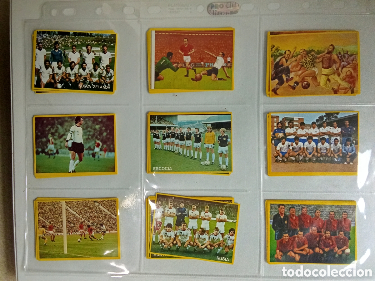 Cartes &agrave; collectionner de Football: LOTE 96 CROMOS FUTBOL EN ACCION DANONE 1982 NUNCA PEGADOS