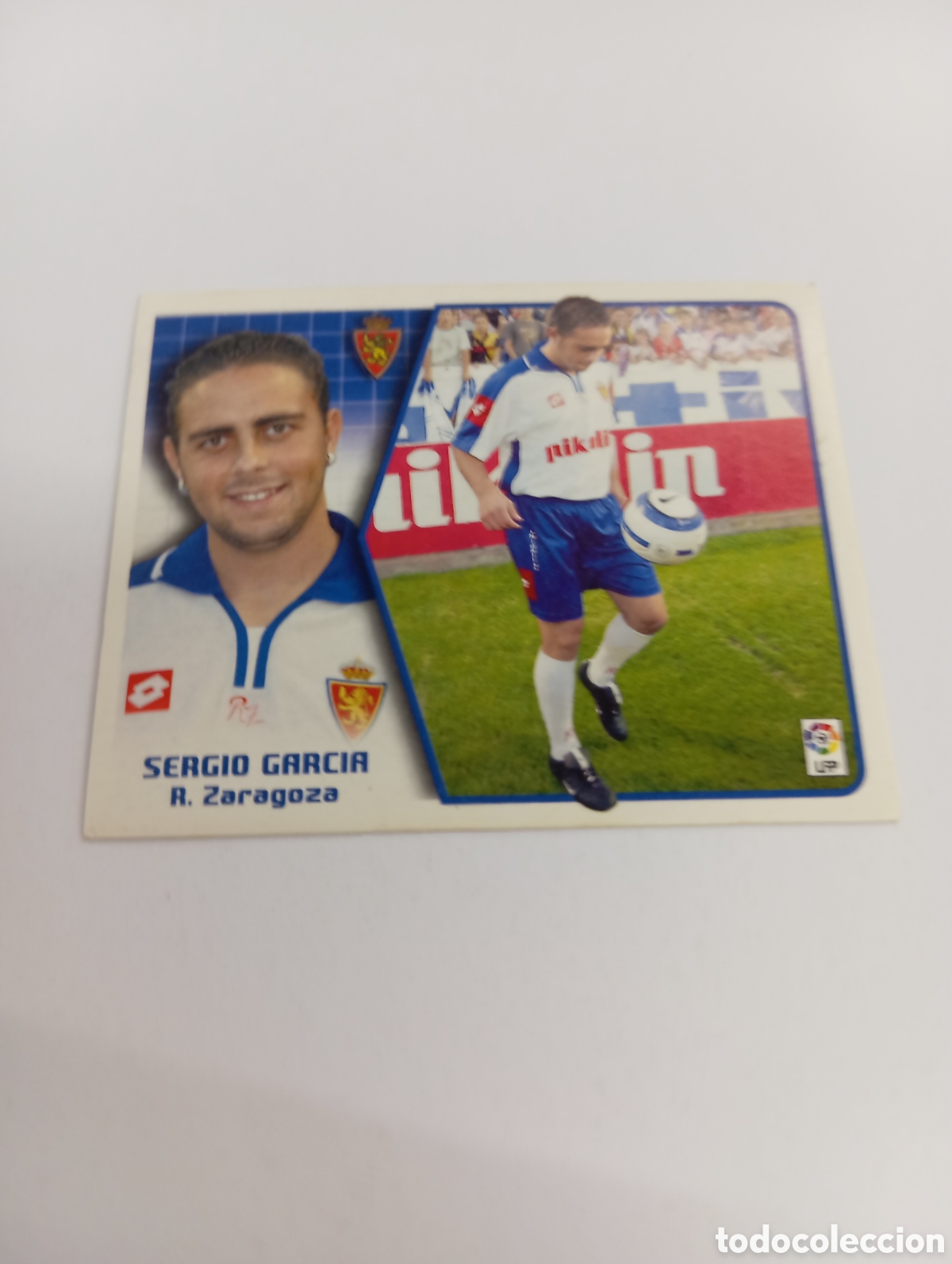 Football Stickers: SERGIO GARC&Iacute;A Zaragoza LIGA ESTE 2005 2006 PANINI 05 06