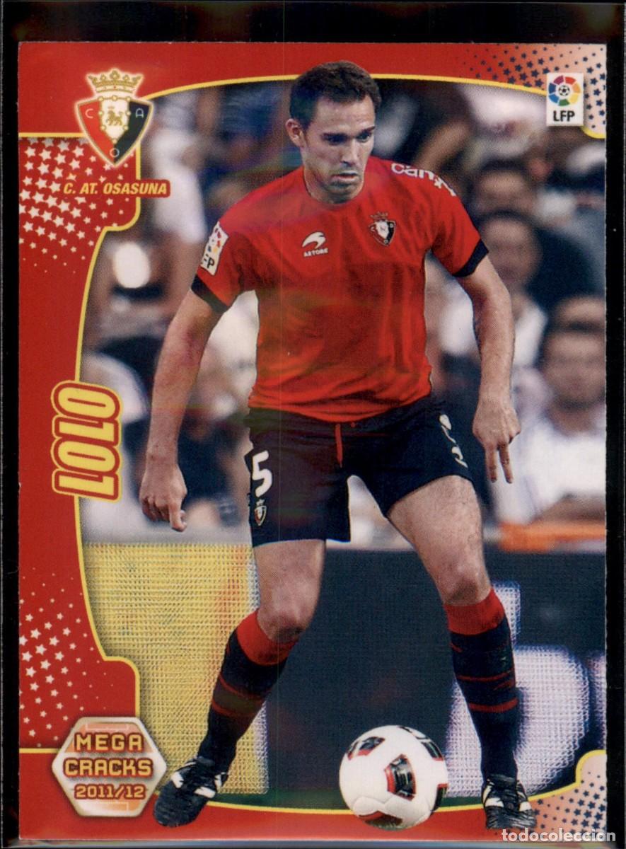 Fu&szlig;ball-Sticker: Lolo N&ordm; 205 CA Osasuna Liga BBVA Megacracks 2011 2012 Panini 11 12
