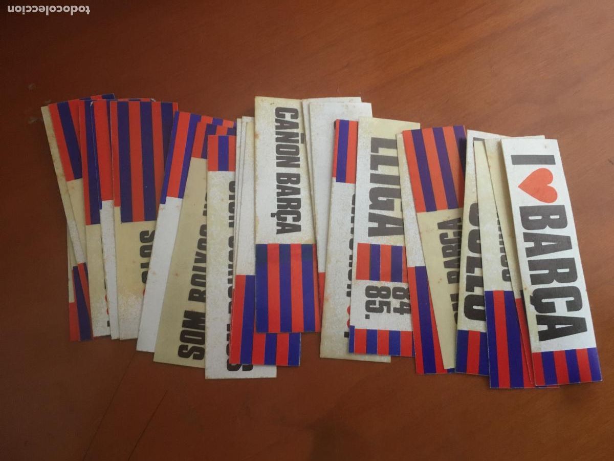 Cromos de F&uacute;tbol: bar&ccedil;a campeon 84 85 lote 25 cromos adhesivos nunca pegados