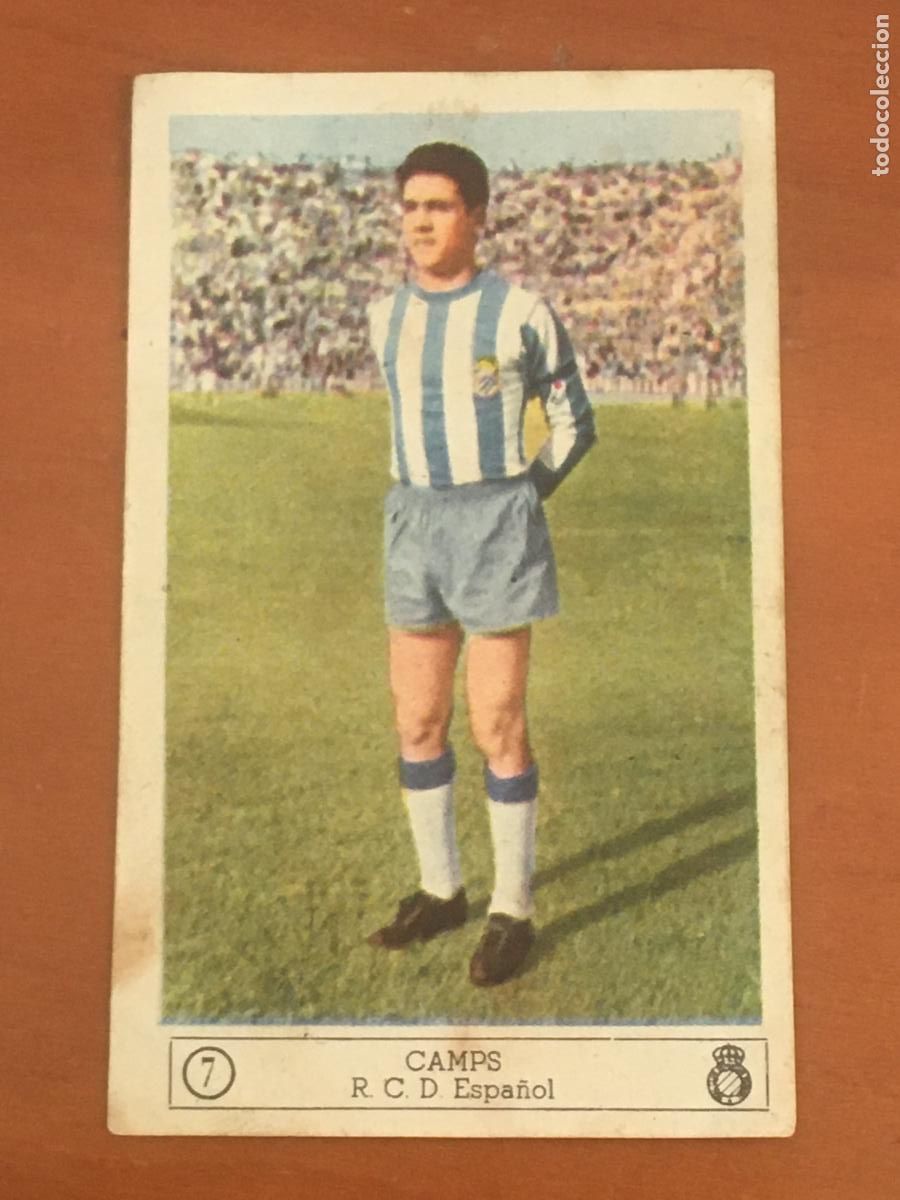 Cromos de F&uacute;tbol: camps espa&ntilde;ol cromo original FERCA 1959 1960 CROMO FUTBOL LIGA 59 60 nunca pegado