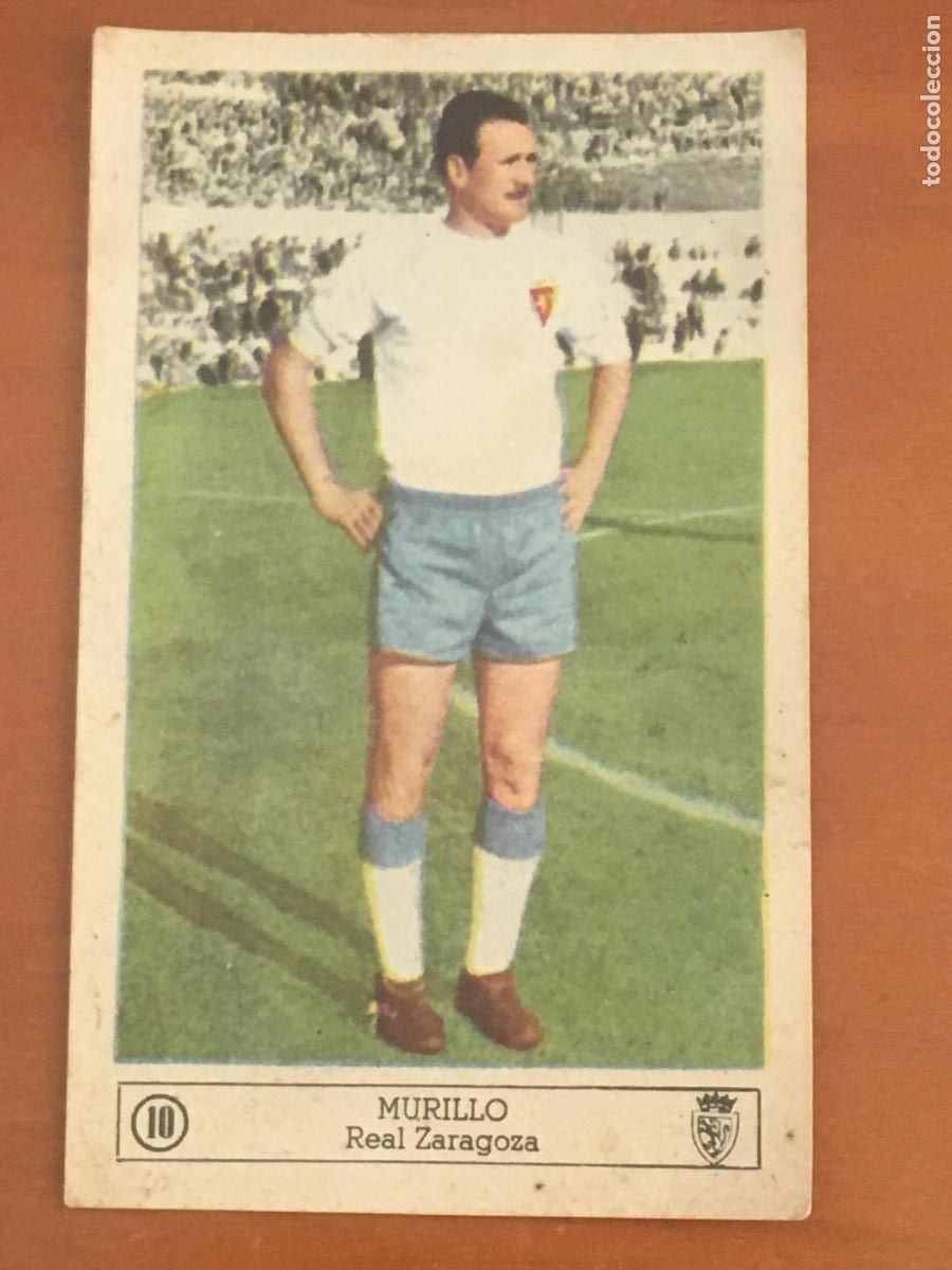 Cromos de F&uacute;tbol: imurillo zaragoza n&ordm; 10 cromo original FERCA 1959 1960 CROMO FUTBOL LIGA 59 60 nunca pegado