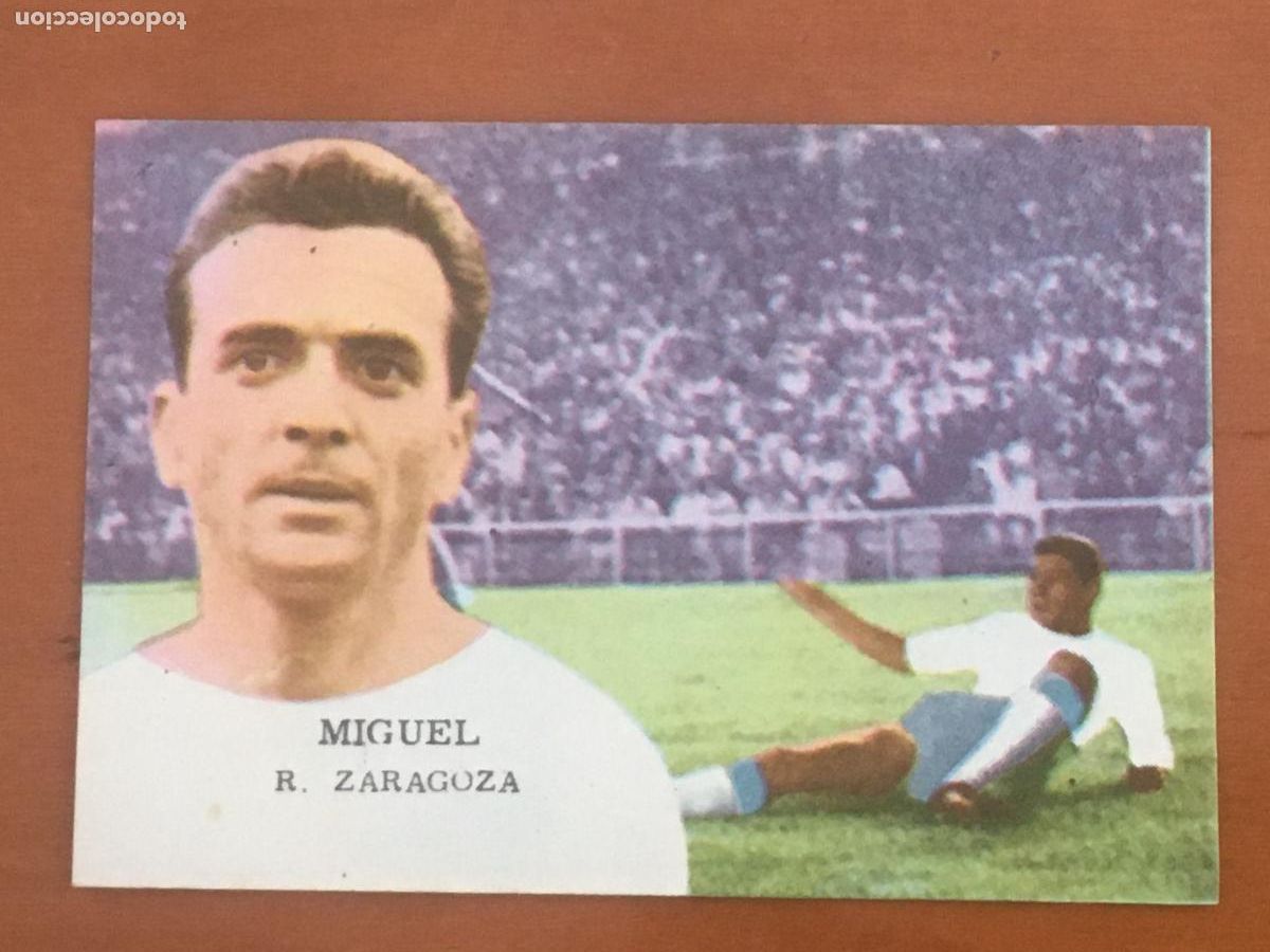 Cromos de F&uacute;tbol: MIGUEL ZARAGOZA ED FHER DISGRA 62 63 CROMO F&Uacute;TBOL LIGA 1962 1963 nunca pegado nuevo de sobre