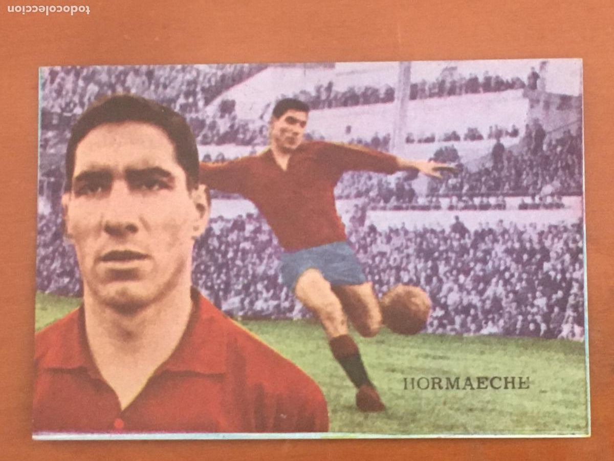 Cromos de F&uacute;tbol: hormaeche osasuna ED FHER DISGRA 62 63 CROMO F&Uacute;TBOL LIGA 1962 1963 nunca pegado nuevo de sobre