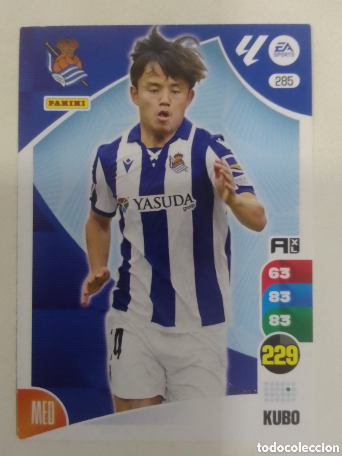 Cromos de F&uacute;tbol: Adrenalyn XL 2024-25 n&deg; 285 Kubo &bull; Real Sociedad.