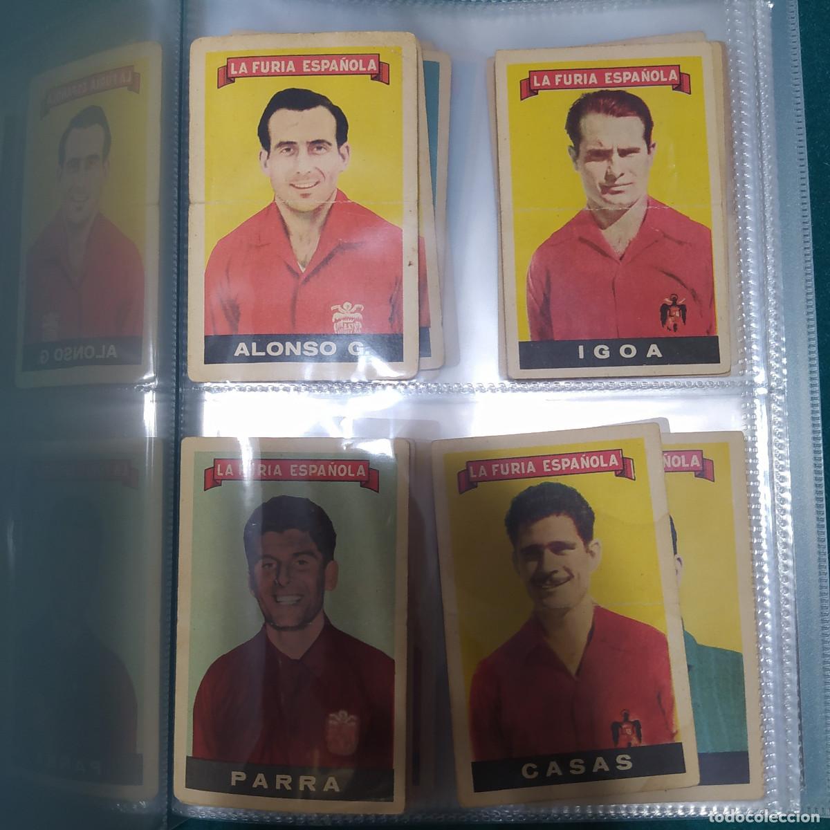 Cromos de F&uacute;tbol: Lote 68 + 1 CROMOS LA FURIA ESPA&Ntilde;OLA,SELECCION .ESPA&Ntilde;OLA, OBSEQUIO CIGARRILLOS