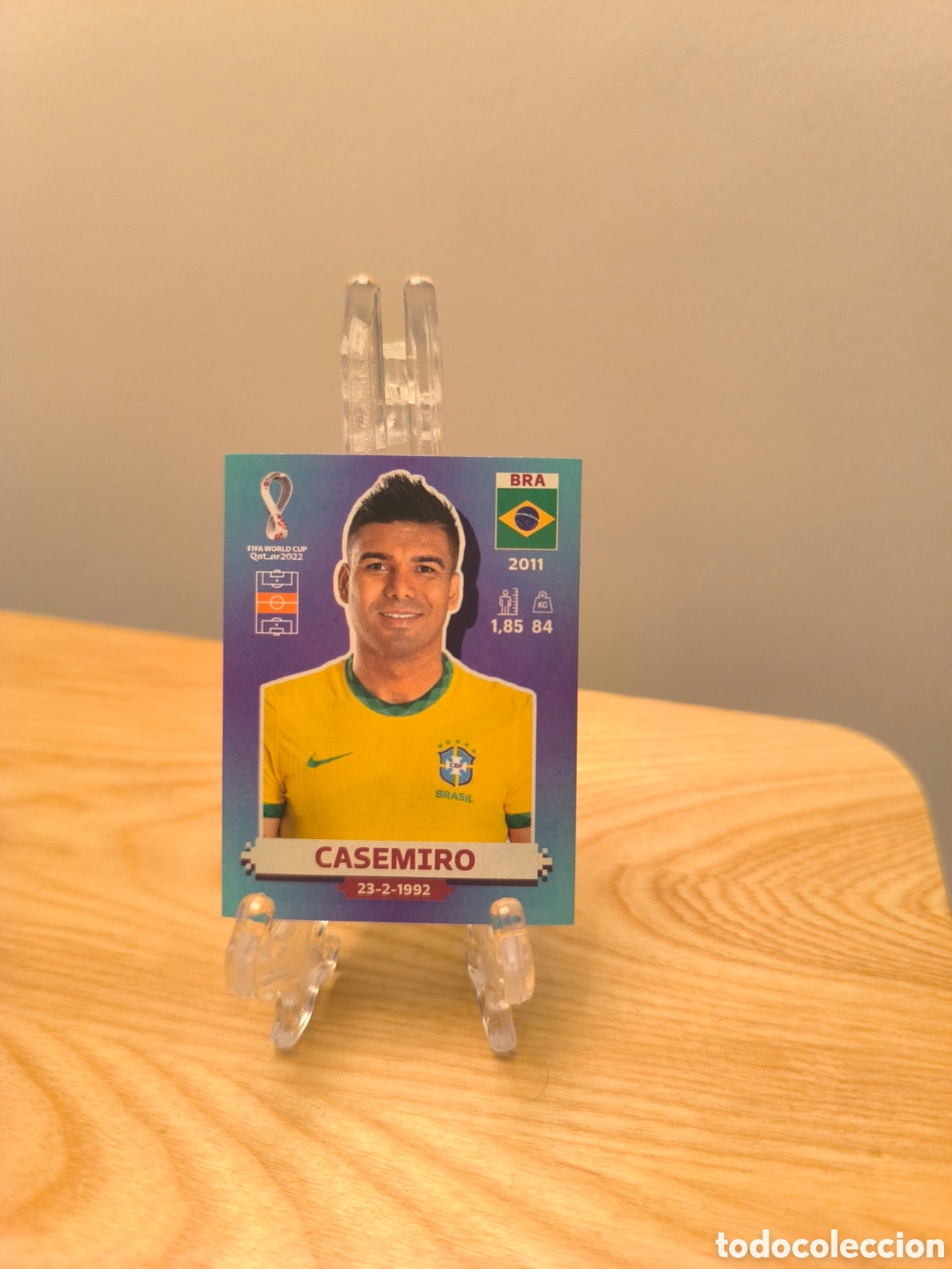Cromos de F&uacute;tbol: Casemiro Qatar 2022 Brasil