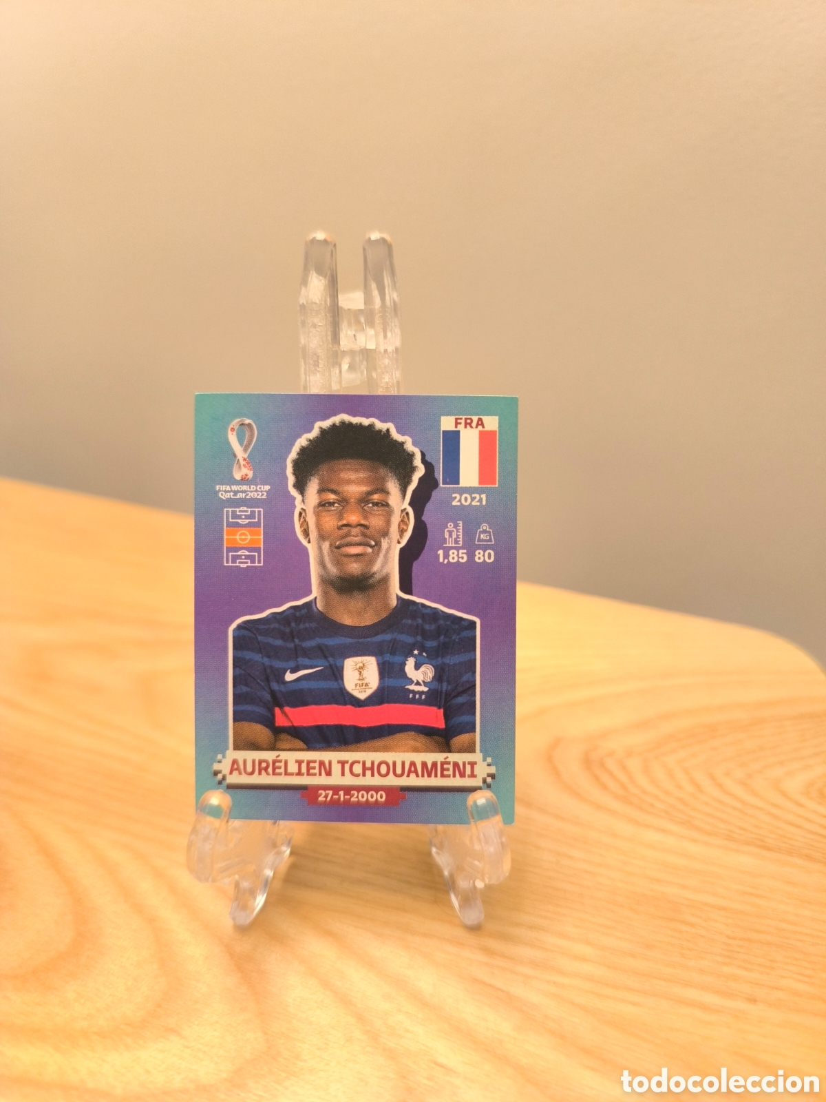 Cromos de F&uacute;tbol: Aurelien Tchounameni Qatar 2022 Francia