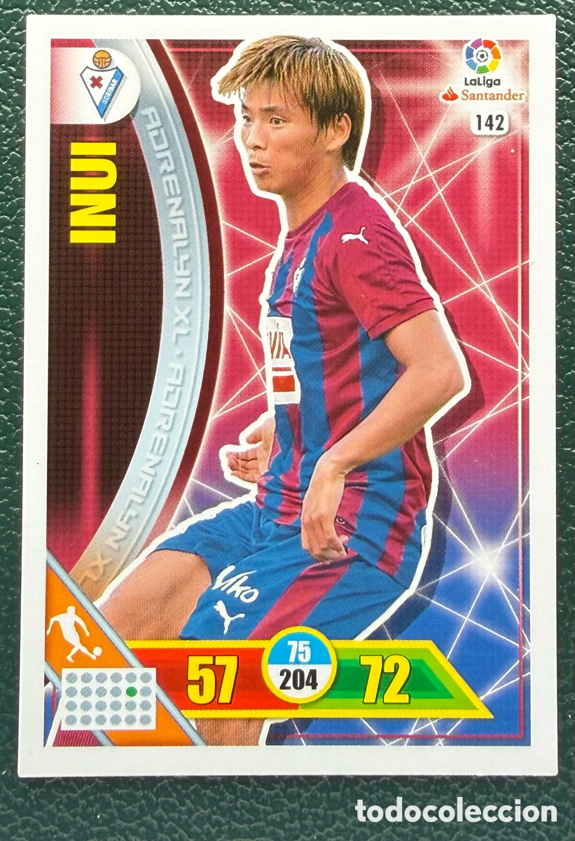 Cromos de F&uacute;tbol: 142 INUI SD EIBAR FICHAS ALBUM ADRENALYN XL 2016 2017 16 17