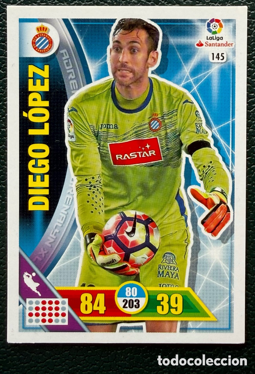 Cromos de Futebol: 145 DIEGO LOPEZ RCD ESPANYOL FICHAS ALBUM ADRENALYN XL 2016 2017 16 17
