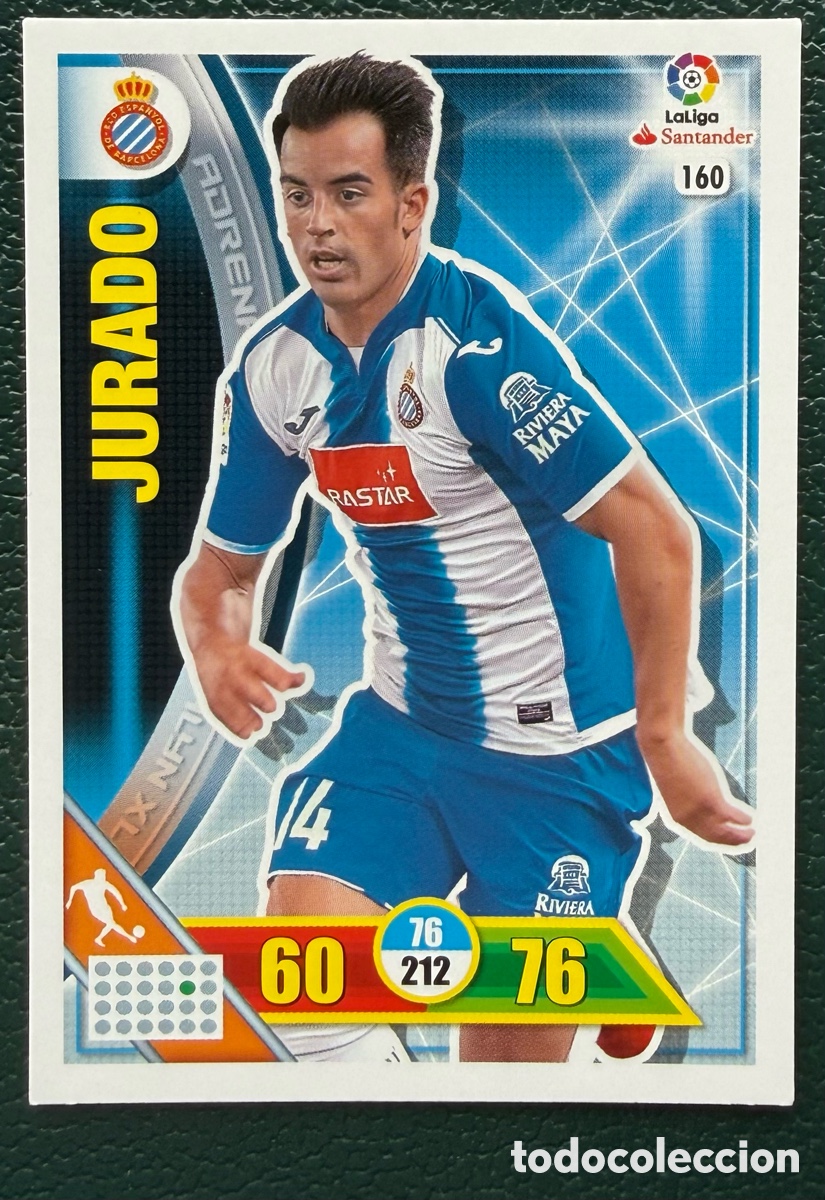 Cromos de Futebol: 160 JURADO RCD ESPANYOL FICHAS ALBUM ADRENALYN XL 2016 2017 16 17