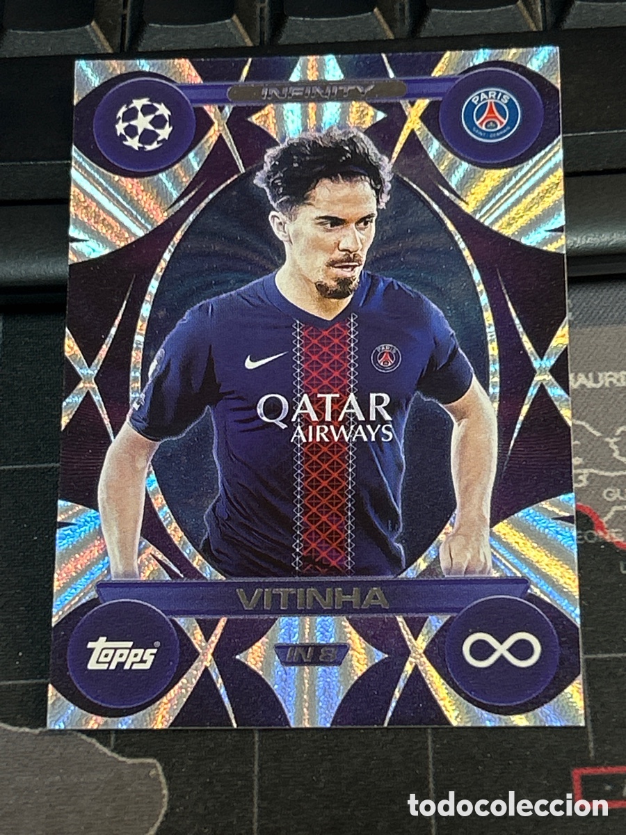 Cromos de F&uacute;tbol: IN 8 VITINHA (PSG) INFINITY TOPPS MATCH ATTAX CHAMPIONS LEAGUE 2025 2026 25 26