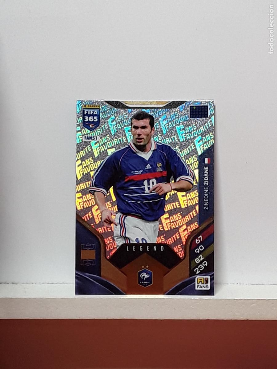 Cromos de F&uacute;tbol: FIFA 365 ADRENALYN 2025 2026 25 26 ALBUM PANINI LIGA N FAN51 FAN 51 FRANCIA ZINEDINE ZIDANE