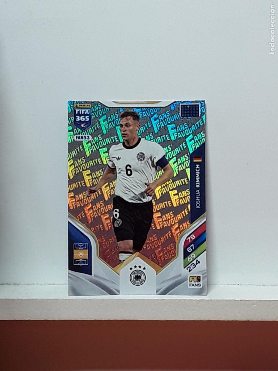 Cromos de F&uacute;tbol: FIFA 365 ADRENALYN 2025 2026 25 26 ALBUM PANINI LIGA N FAN53 FAN 53 ALEMANIA JOSHUA KIMMICH