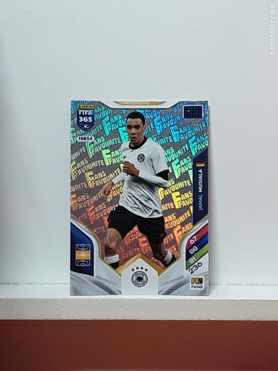 Cromos de F&uacute;tbol: FIFA 365 ADRENALYN 2025 2026 25 26 ALBUM PANINI LIGA N FAN54 FAN 54 ALEMANIA JAMAL MUSIALA