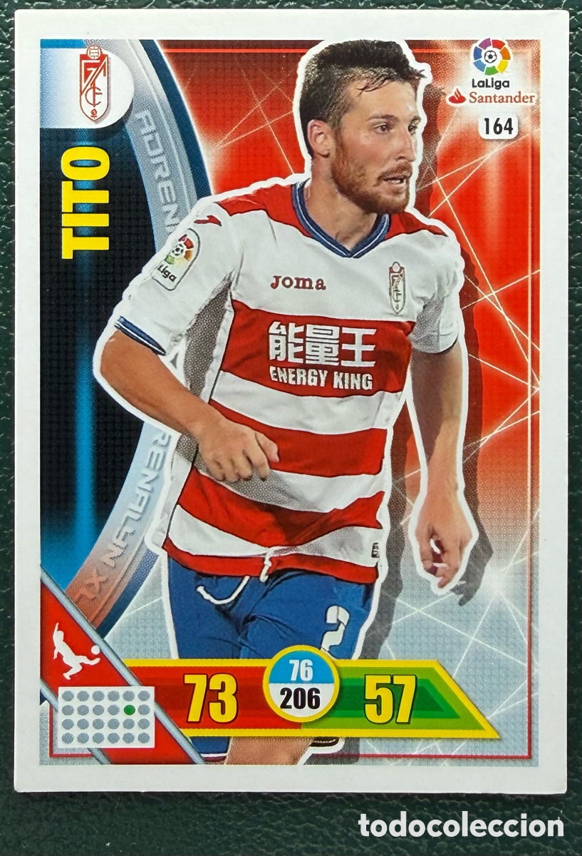 Cromos de Futebol: 164 TITO GRANADA CF FICHAS ALBUM ADRENALYN XL 2016 2017 16 17