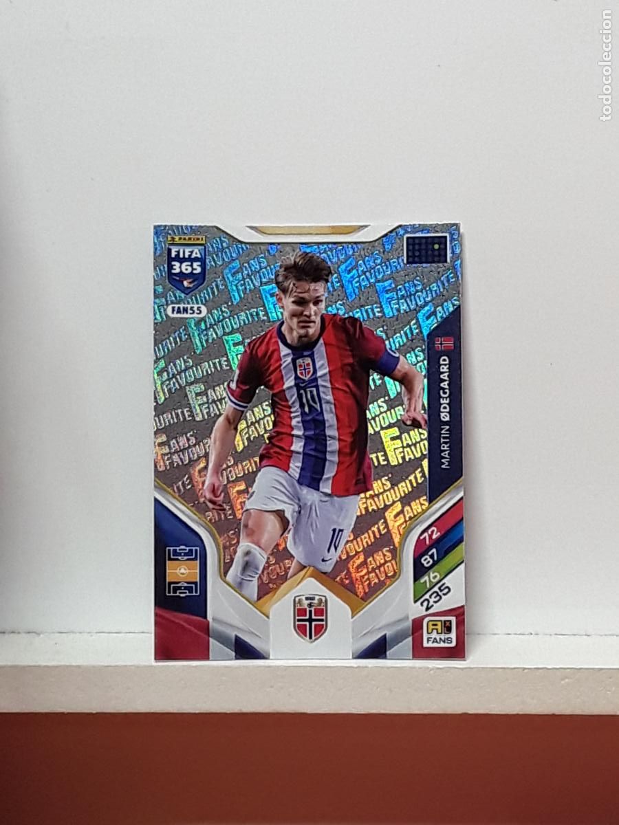 Cromos de F&uacute;tbol: FIFA 365 ADRENALYN 2025 2026 25 26 ALBUM PANINI LIGA N FAN55 FAN 55 NORUEGA MARTIN ODEGAARD