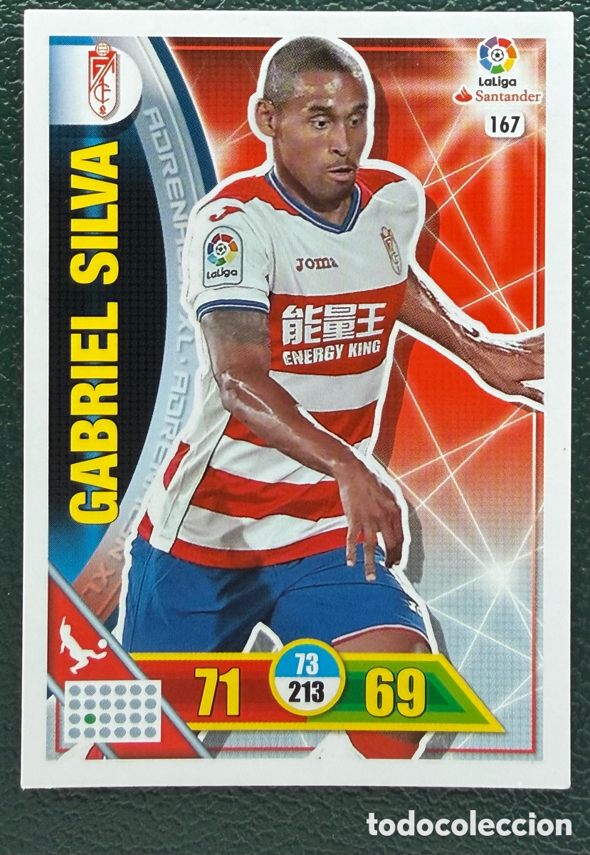 Cromos de Futebol: 167 GABRIEL SILVA GRANADA CF FICHAS ALBUM ADRENALYN XL 2016 2017 16 17