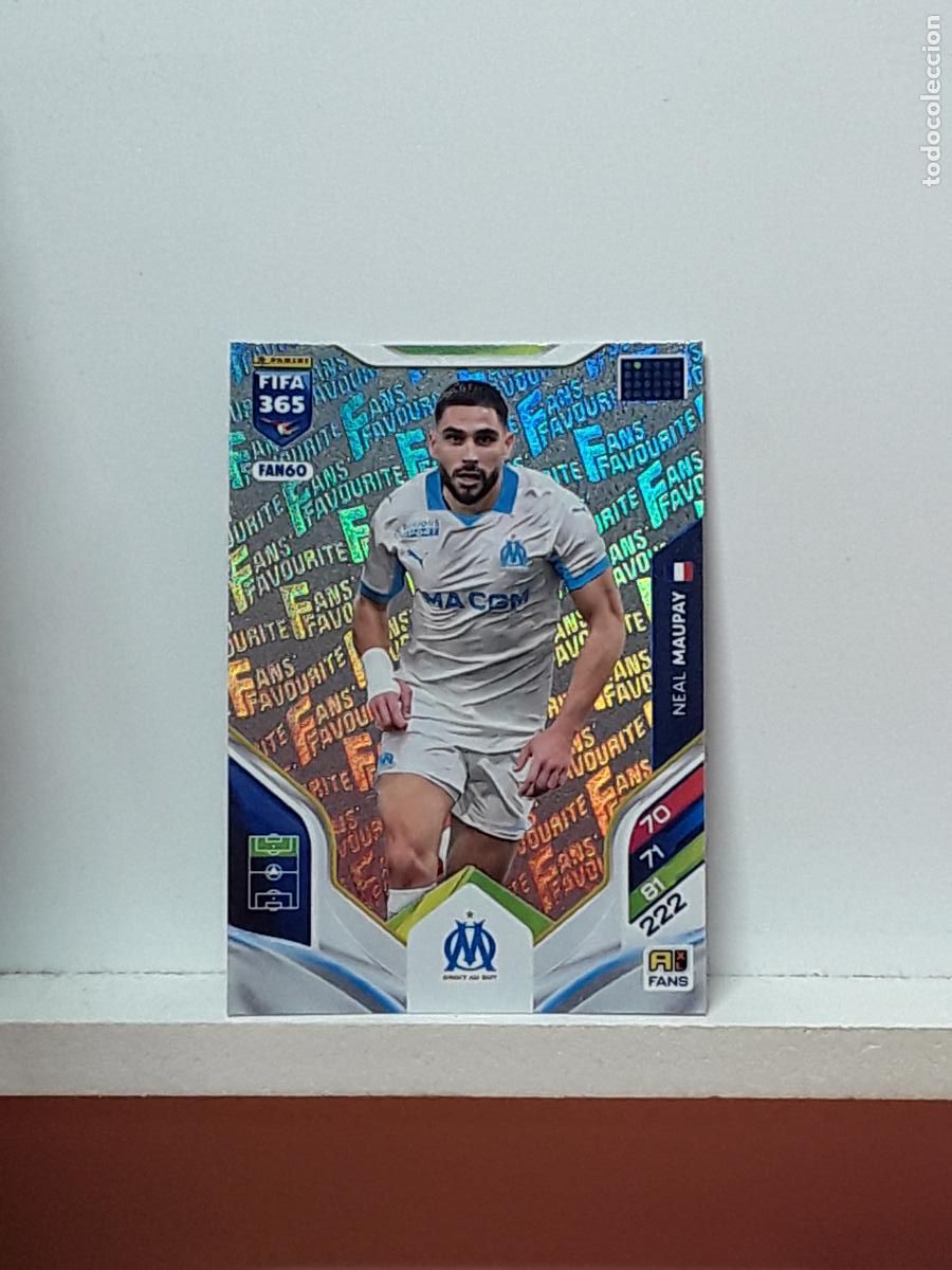 Cartes &agrave; collectionner de Football: FIFA 365 ADRENALYN 2025 2026 25 26 ALBUM PANINI LIGA N FAN60 FAN 60 MARSEILLE NEAL MAUPAY