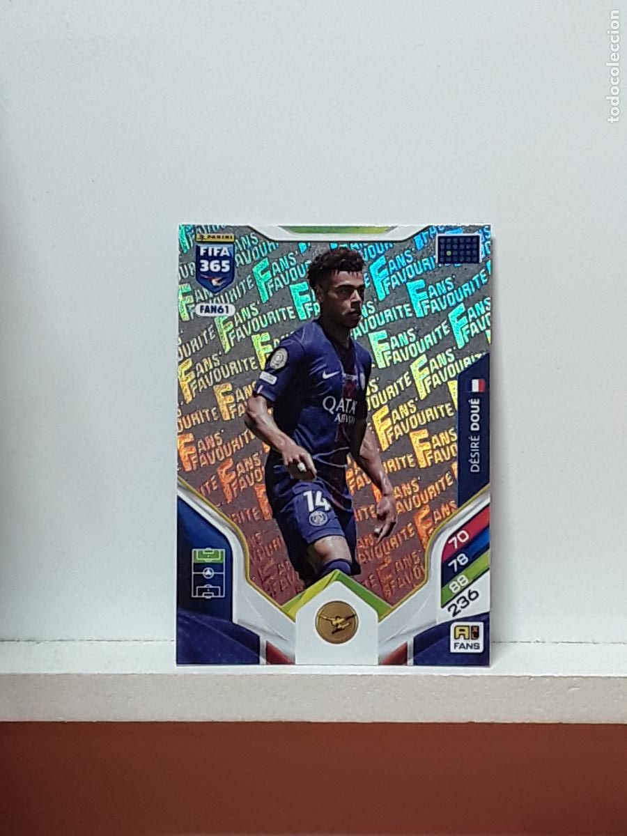 Cartes &agrave; collectionner de Football: FIFA 365 ADRENALYN 2025 2026 25 26 ALBUM PANINI LIGA N FAN61 FAN 61 PARIS SAINT-GERMAIN DESIRE DOUE