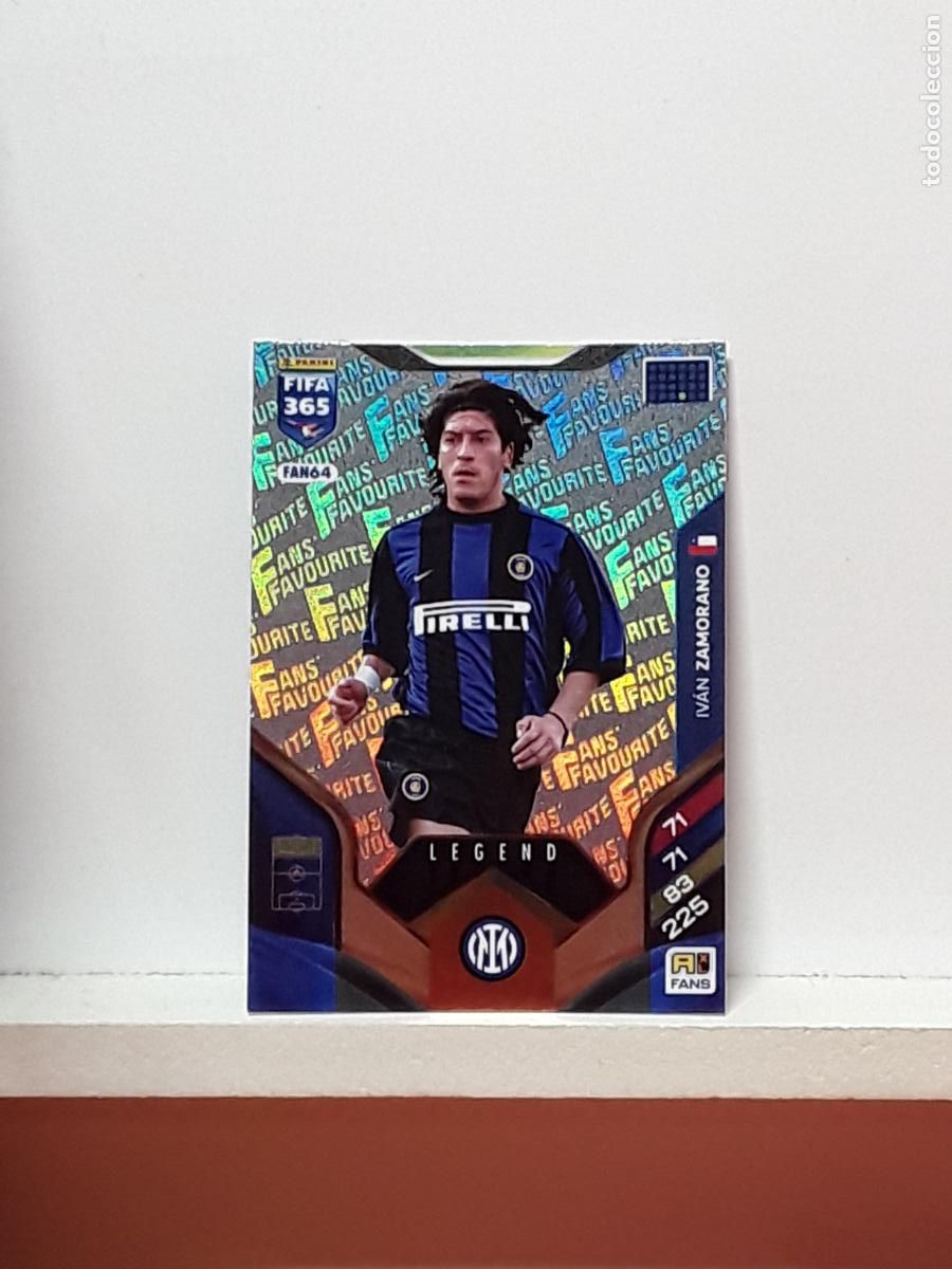 Cromos de F&uacute;tbol: FIFA 365 ADRENALYN 2025 2026 25 26 ALBUM PANINI LIGA N FAN64 FAN 64 INTER MILAN IVAN ZAMORANO