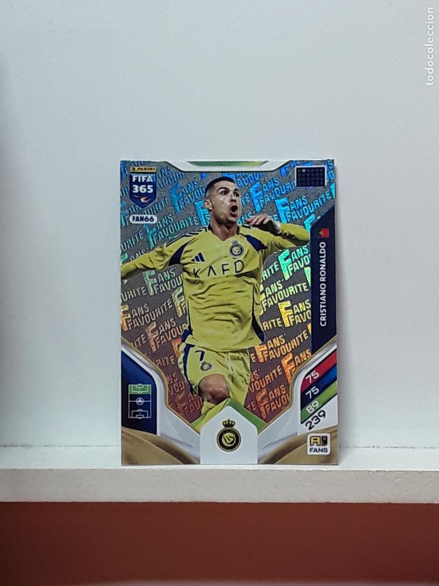 Cromos de F&uacute;tbol: FIFA 365 ADRENALYN 2025 2026 25 26 ALBUM PANINI LIGA N FAN66 FAN 66 AL-NASSR CRISTIANO RONALDO
