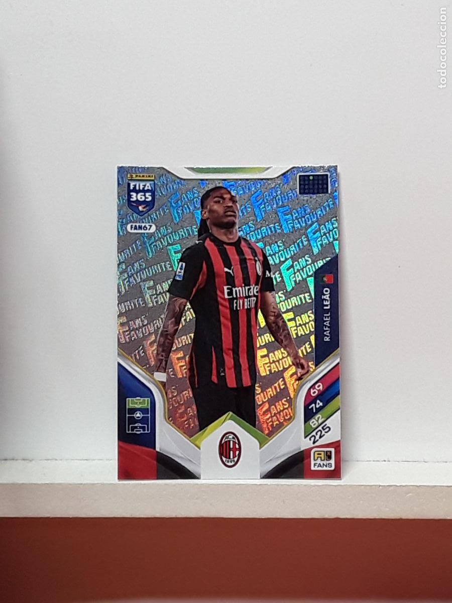 Cromos de F&uacute;tbol: FIFA 365 ADRENALYN 2025 2026 25 26 ALBUM PANINI LIGA N FAN67 FAN 67 MILAN RAFAEL LEAO