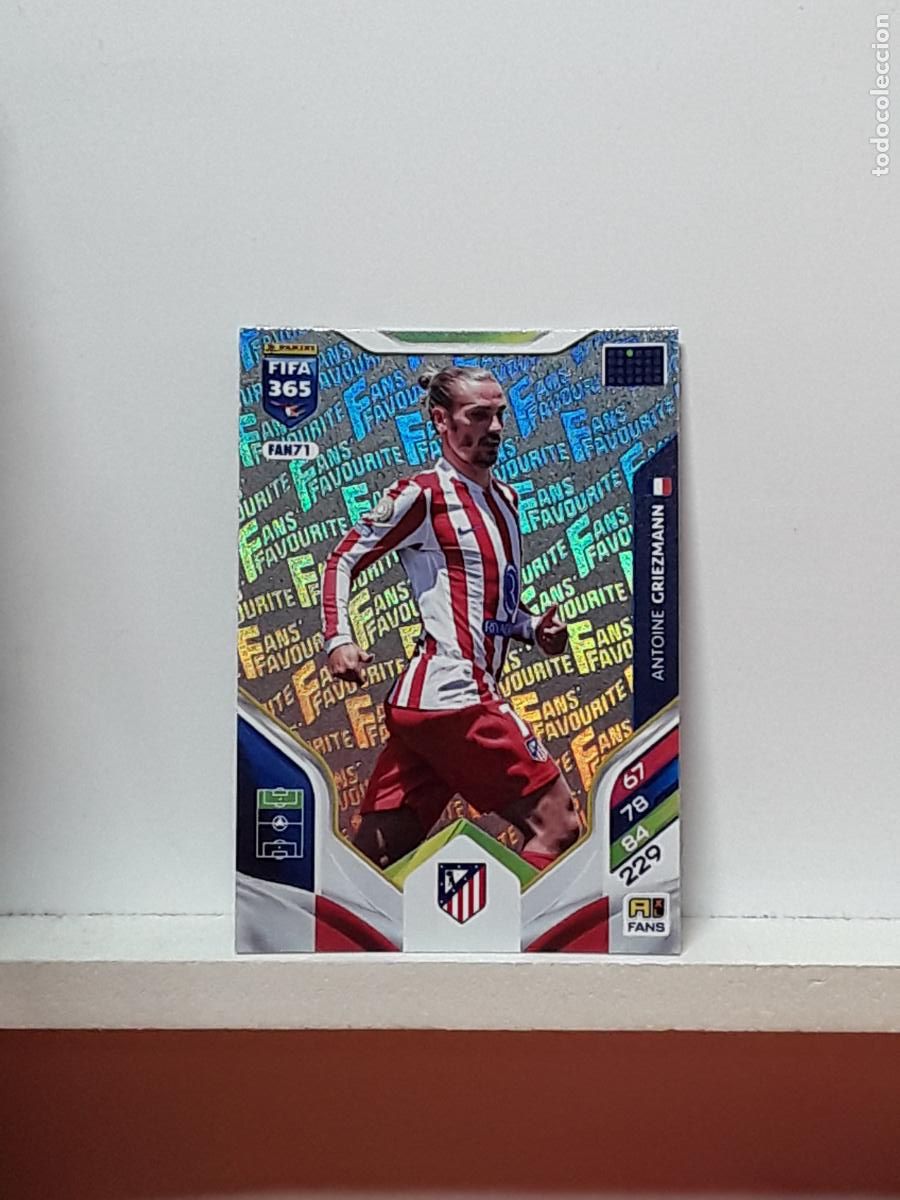 Cromos de F&uacute;tbol: FIFA 365 ADRENALYN 2025 2026 25 26 ALBUM PANINI LIGA N FAN71 FAN 71 ATLETICO MADRID GRIEZMANN