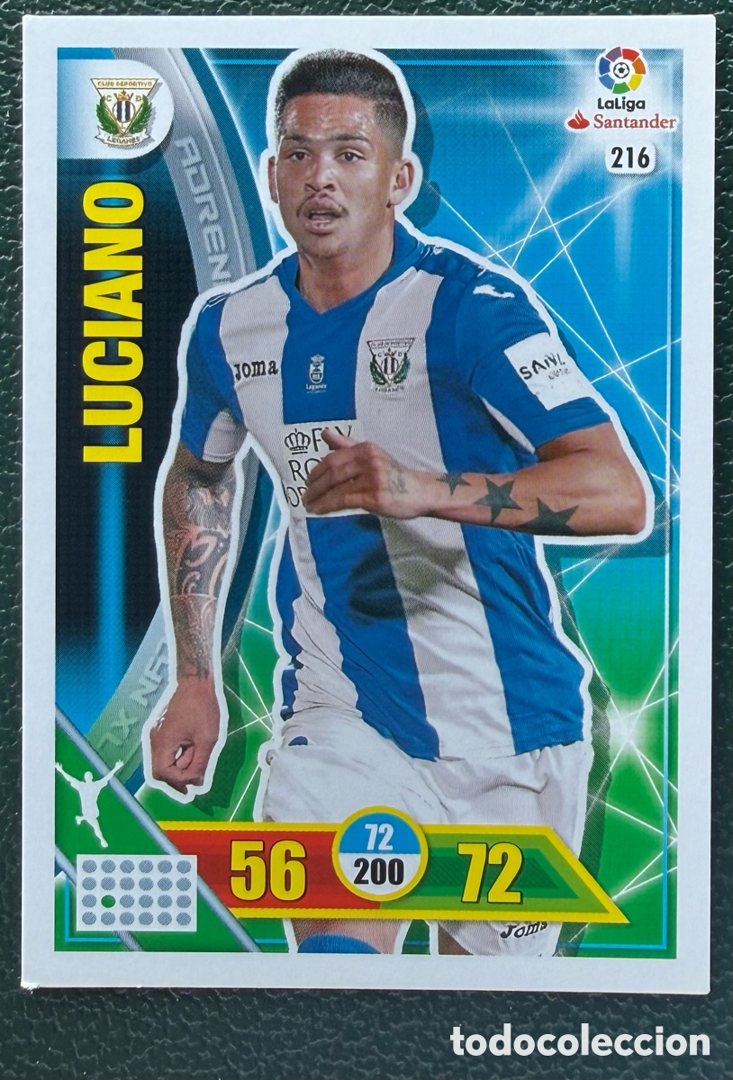 Cromos de F&uacute;tbol: 216 LUCIANO CD LEGANES FICHAS ALBUM ADRENALYN XL 2016 2017 16 17