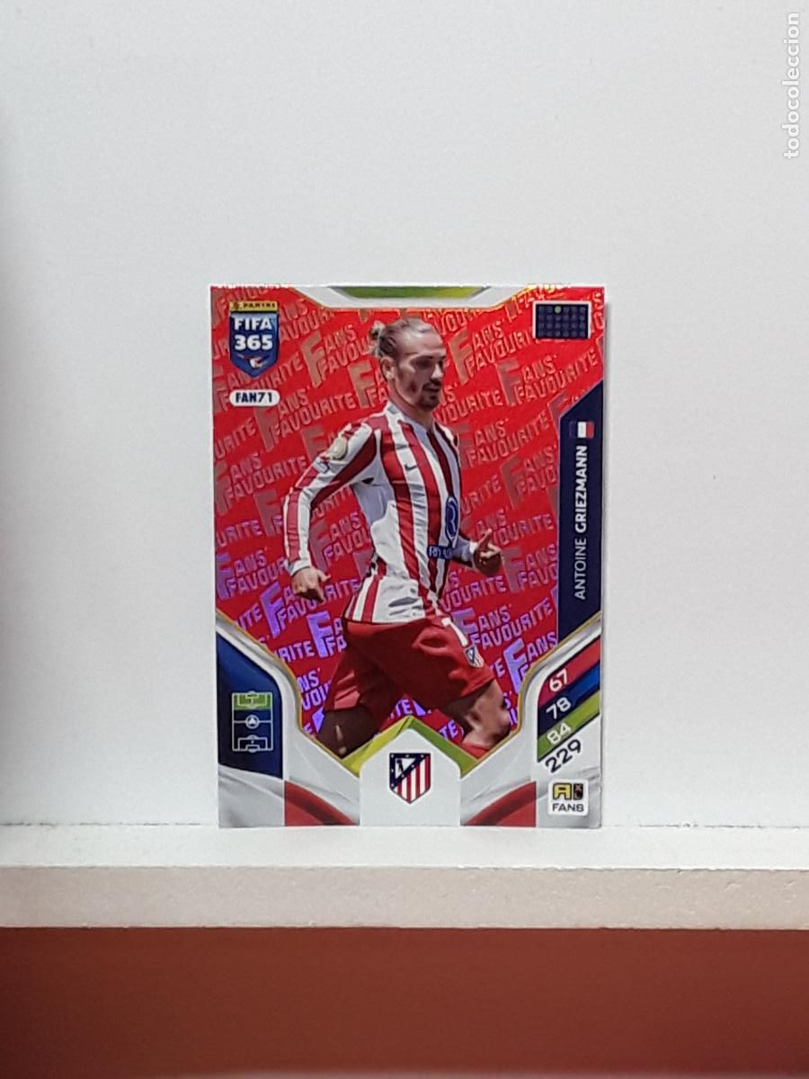 Cromos de F&uacute;tbol: FIFA 365 ADRENALYN 2025 2026 25 26 ALBUM PANINI LIGA N FAN71 FAN 71 ATLETICO MADRID ROJO GRIEZMANN